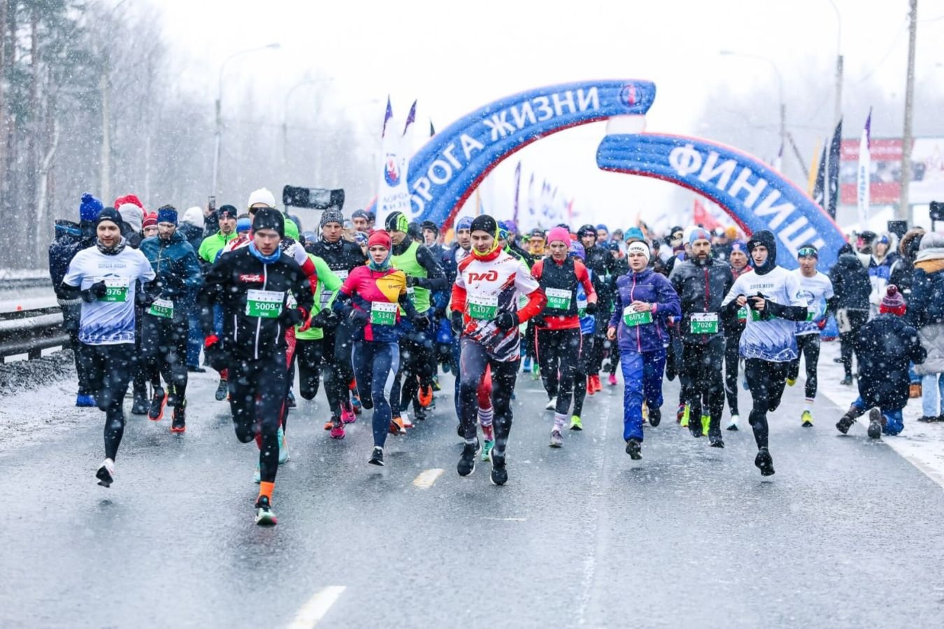 Марафон «Дорога жизни» пройдёт в Санкт-Петербурге