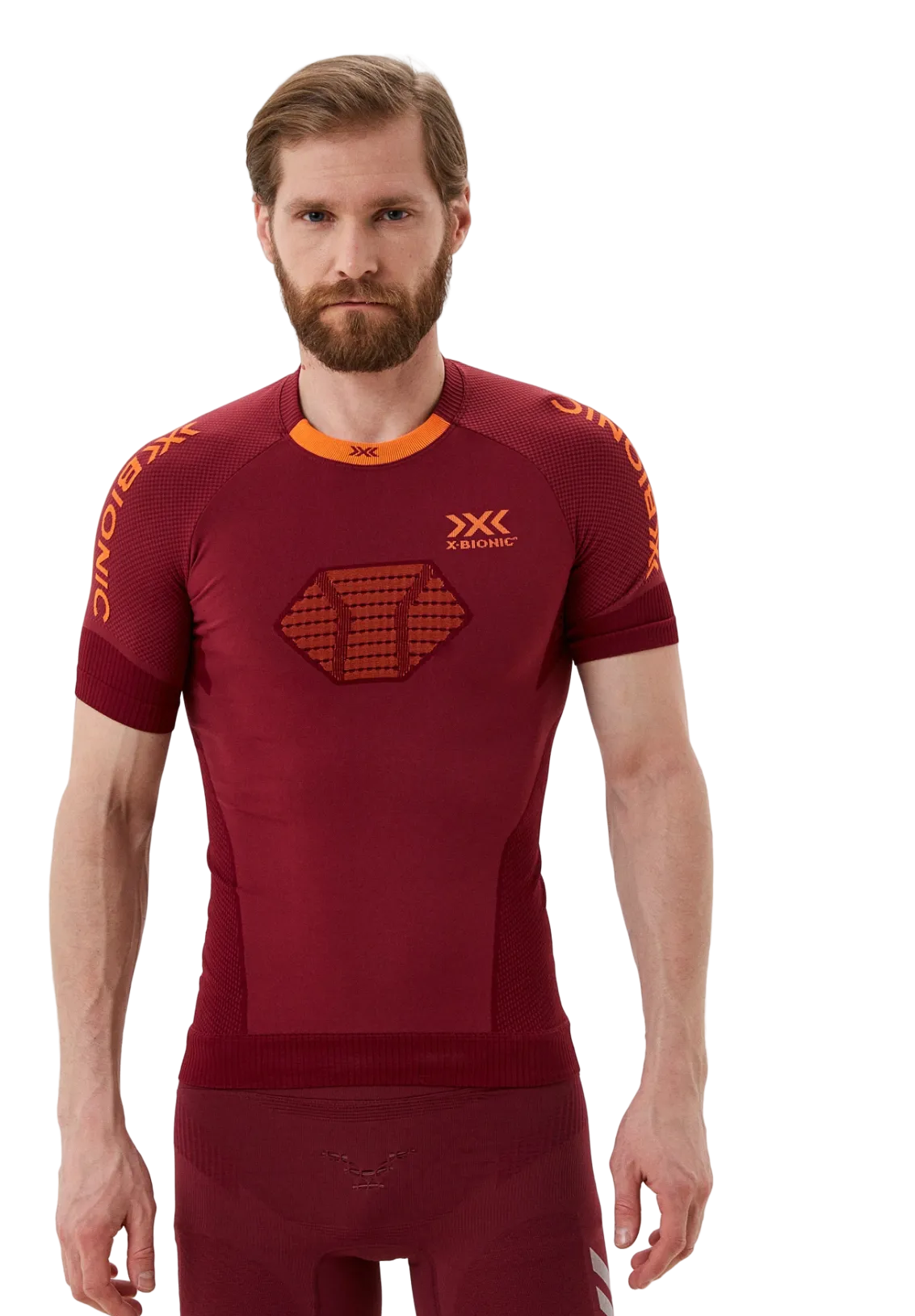 Футболка из технологичного трикотажа X-Bionic (системы: Skin NODOR®, 3D Bionic Sphere®, Sweat Traps®), 7910 руб. / Lamoda