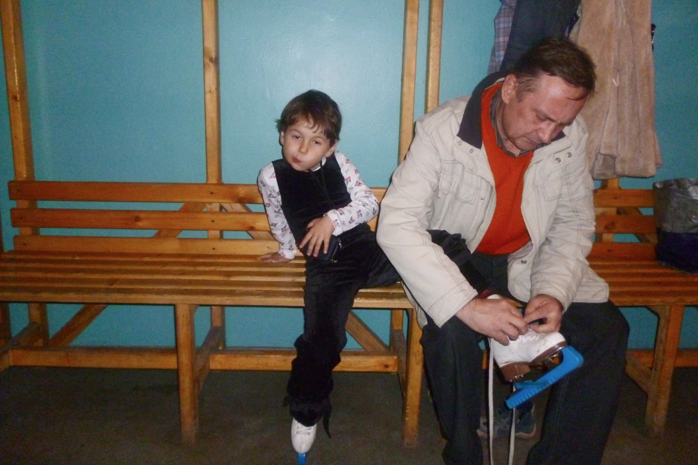 Фёдор Зонов с папой Олегом Геннадьевичем