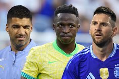 Винисиус, Месси, Луис Суарес