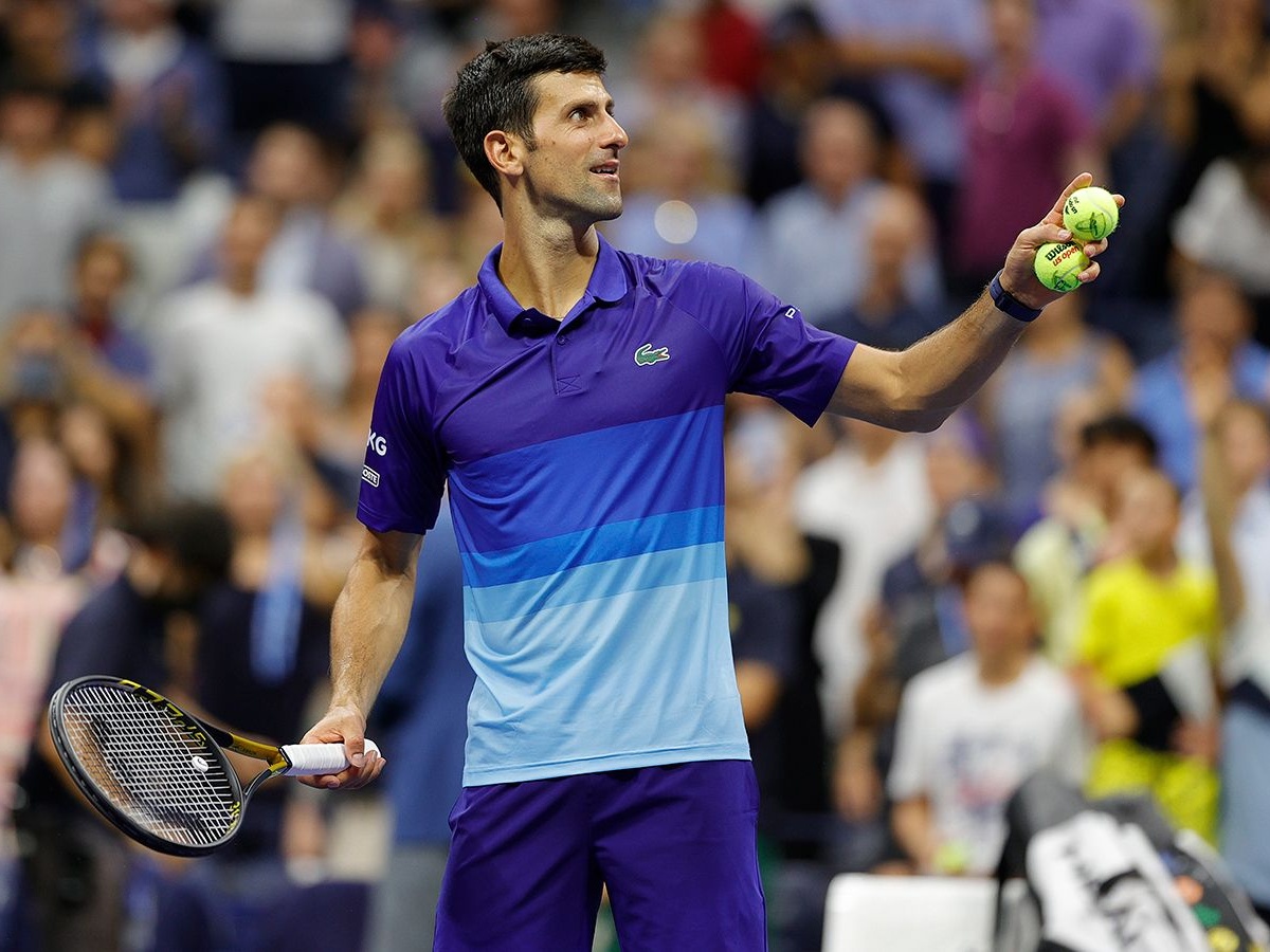 Новак Джокович и Таллон Грикспор 15 минут сражались за победу в гейме.  Видео - Чемпионат