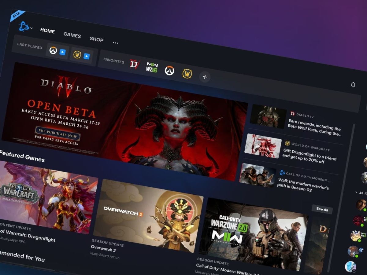 В лаунчере Battle.net крупный сбой — недоступны из-за ошибки Diablo 4,  HearthStone, Overwatch 2 и другие игры Blizzard - Чемпионат