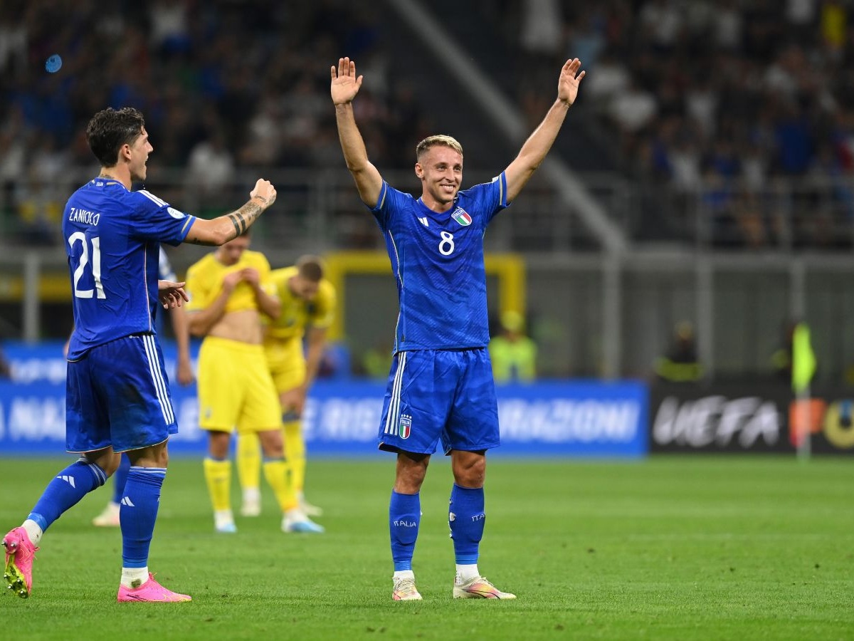 Италия — Украина — 2:1, обзор и статистика матча, 12 сентября 2023 года,  Евро-2024, отборочный цикл чемпионата Европы - Чемпионат