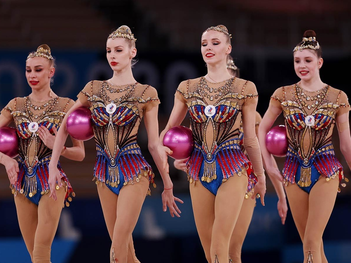 Россия идёт второй в финале группового многоборья в художественной  гимнастике на ОИ-2021 - Чемпионат