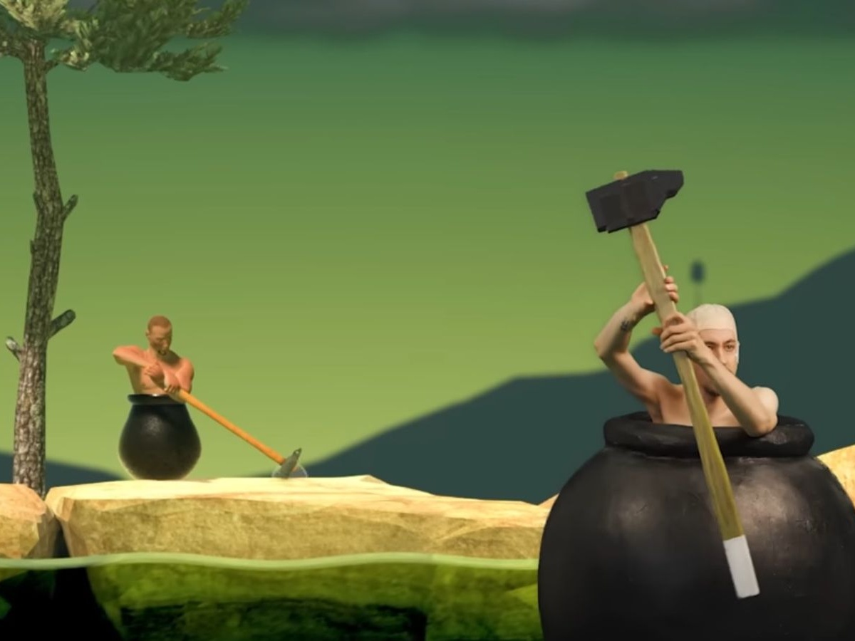 В Getting Over It сыграли в реальном котле с помощью молота - Чемпионат