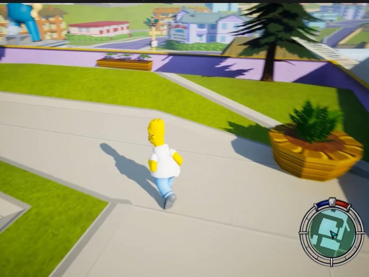 Фанат старой The Simpsons Hit & Run в стиле GTA перенёс игру на Unreal  Engine 5