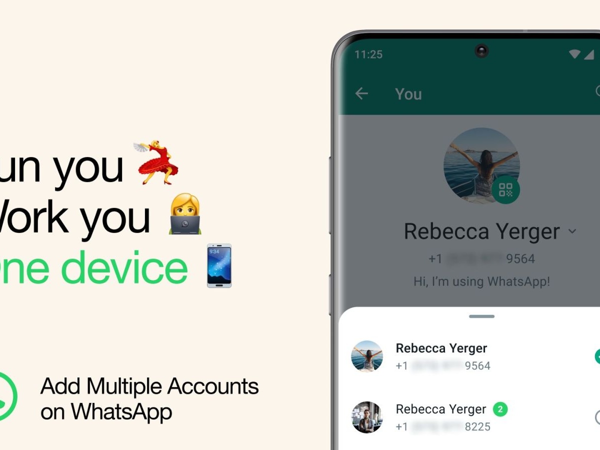 В WhatsApp теперь можно использовать несколько аккаунтов на одном смартфоне  - Чемпионат