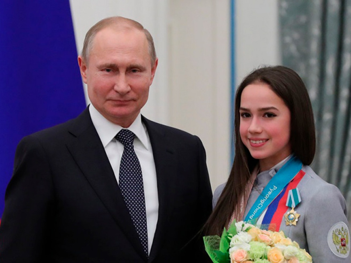 Алина Загитова и Путин