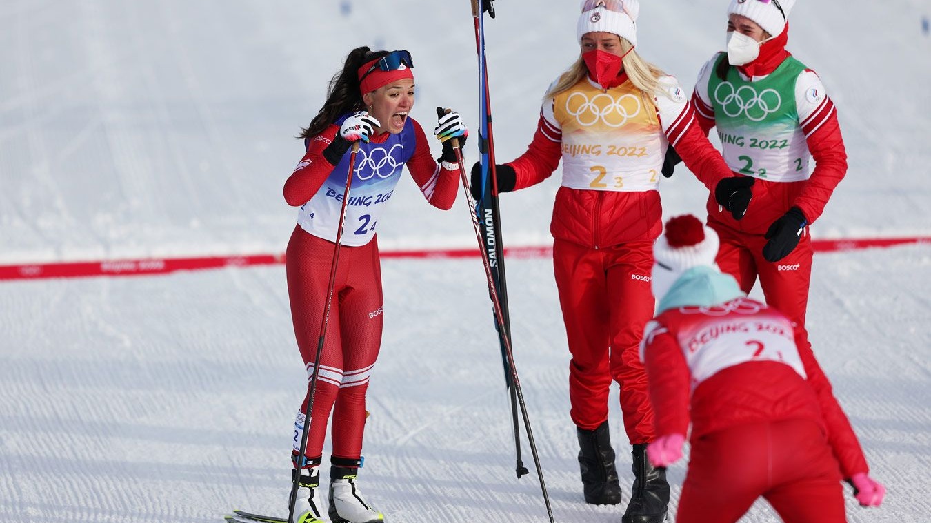 Лыжные гонки на зимней Олимпиаде-2022: женская эстафета, 12 февраля 2022 — Россиянки выиграли золото - Чемпионат
