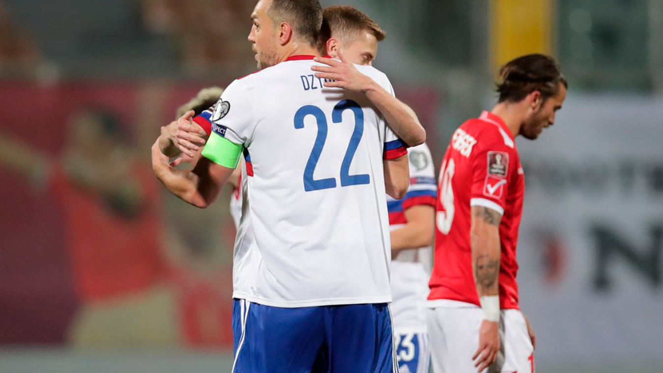 Futbol Malta Rossiya 1 3 Onlajn Translyaciya Matcha Otbor Chm 2022 24 Marta 2021 Goly Dzyuba Mario Sobolev Chempionat