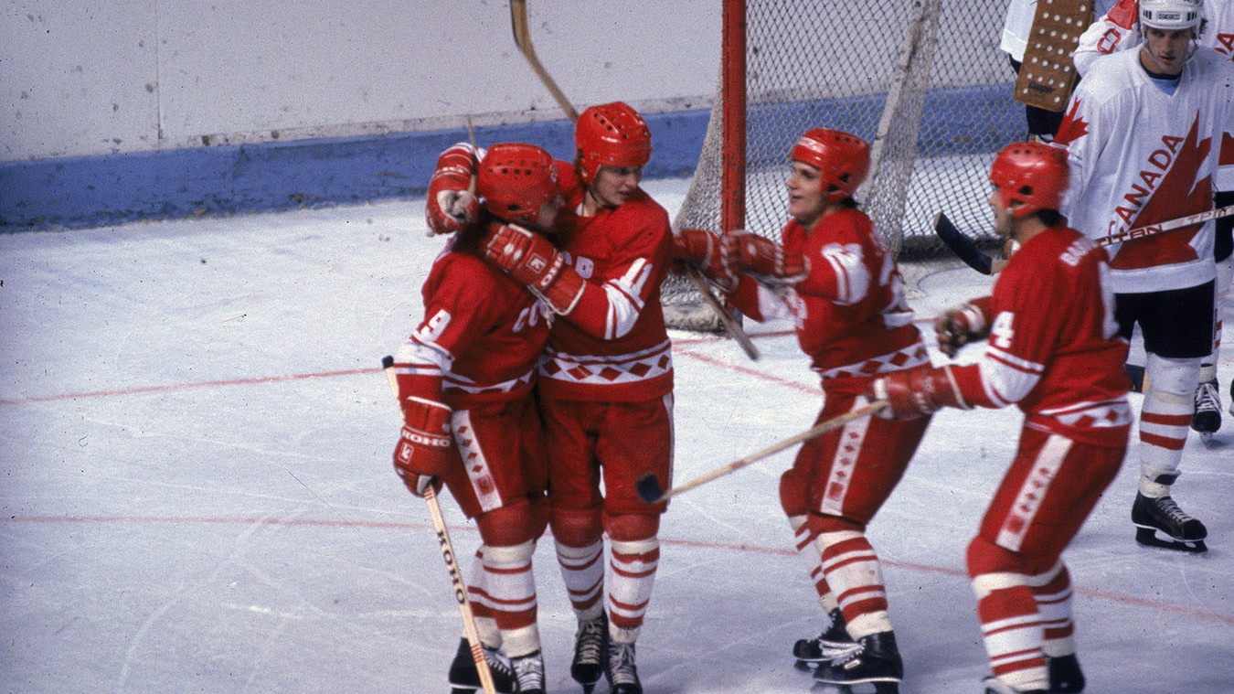 Разгромная победа сборной СССР над Канадой 8:1 в финале Кубка Канады-1981 -  Чемпионат