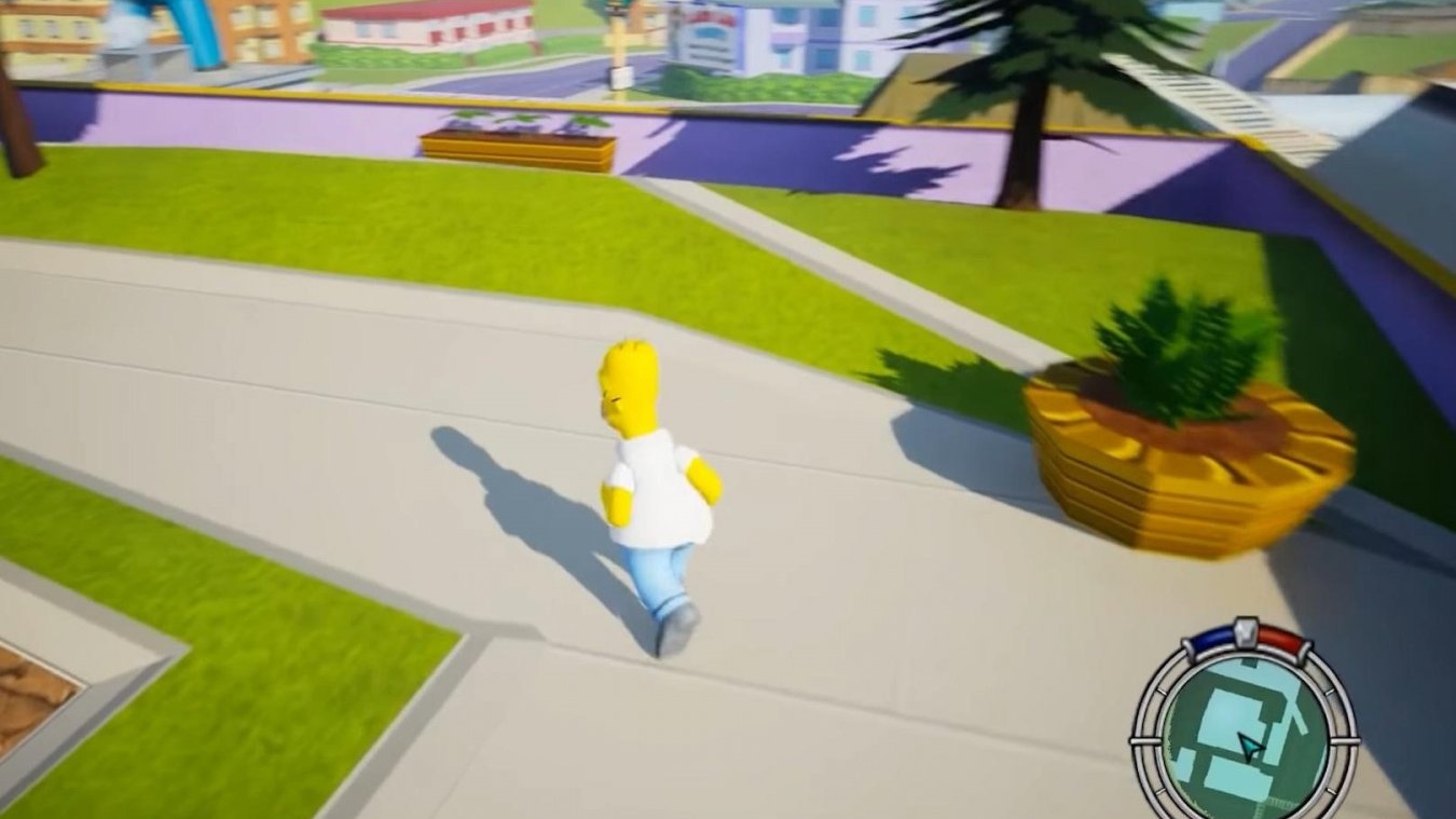 Фанат старой The Simpsons Hit & Run в стиле GTA перенёс игру на Unreal  Engine 5