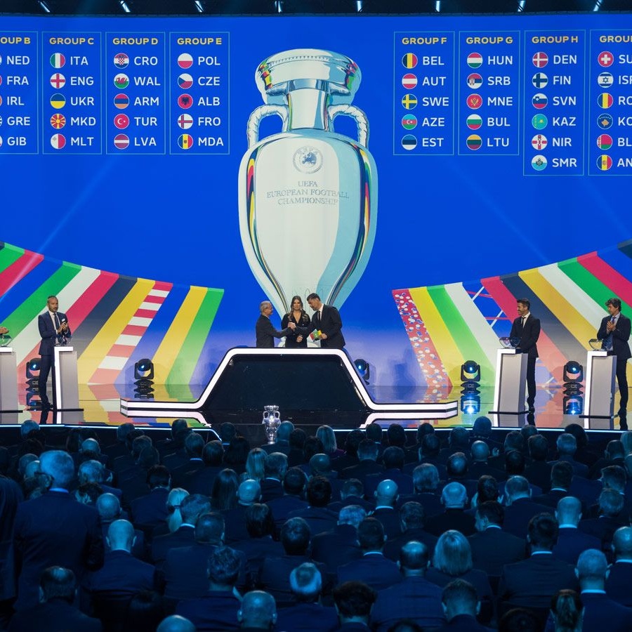 Евро-2024, где и когда пройдёт, итоги жеребьёвки, кто с кем сыграет в  отборе, почему нет России, составы групп Евро-2024 - Чемпионат