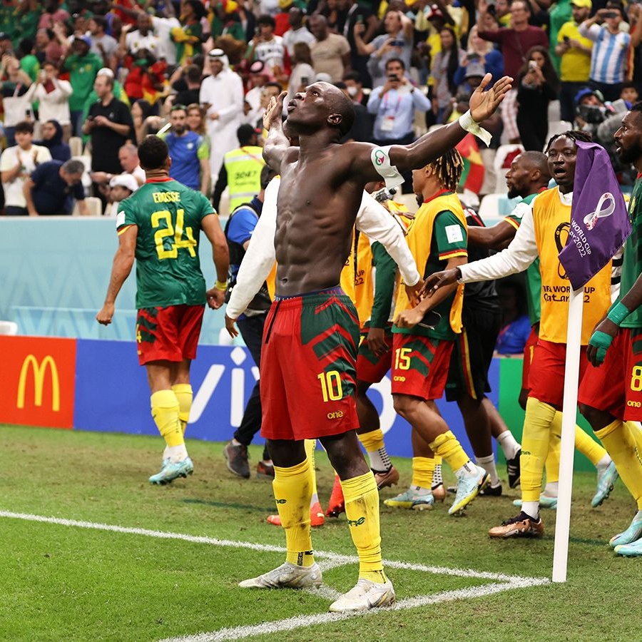 Камерун – Бразилия – 1:0, обзор и статистика матча, 2 декабря 2022 года,  чемпионат мира по футболу - Чемпионат