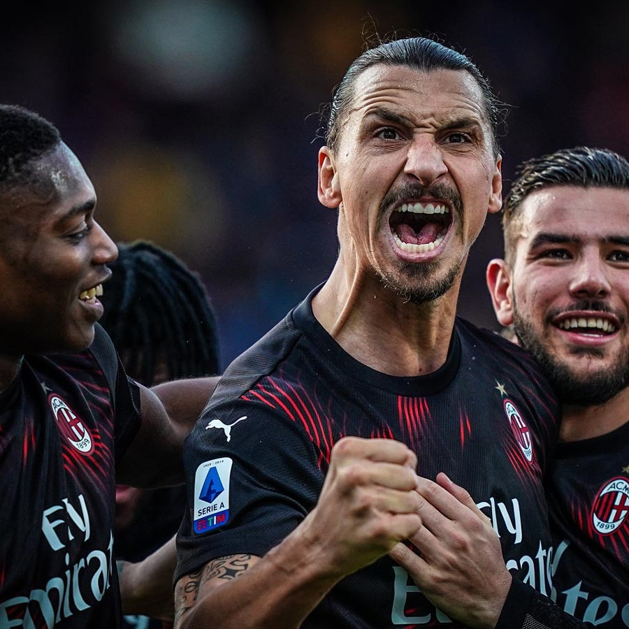Ибрагимович забил первый гол за «Милан» после возвращения - Чемпионат