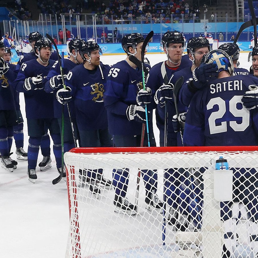 Сборная Финляндии по хоккею во второй раз в своей истории вышла в финал  Олимпиады - Чемпионат