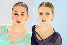 Камила Валиева и Александра Трусова