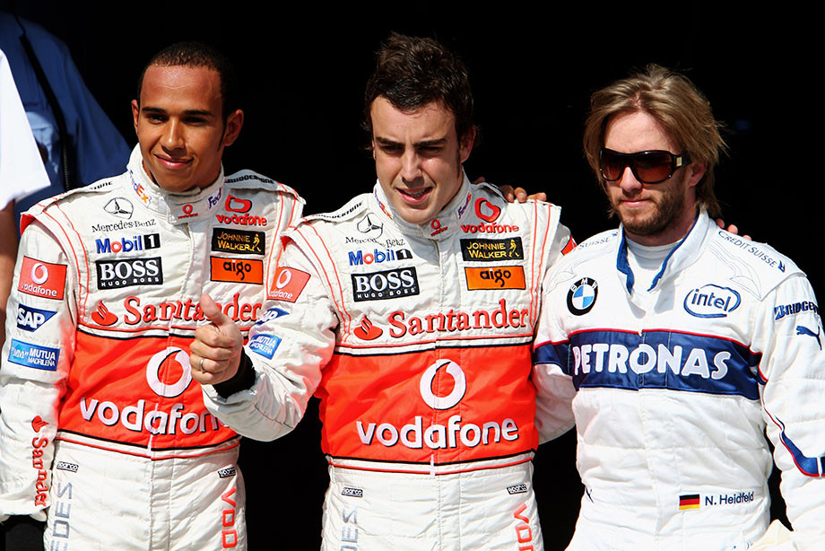 Хэмилтон, Алонсо и Хайдфельд — призёры квалификации Гран-при Венгрии-2007.