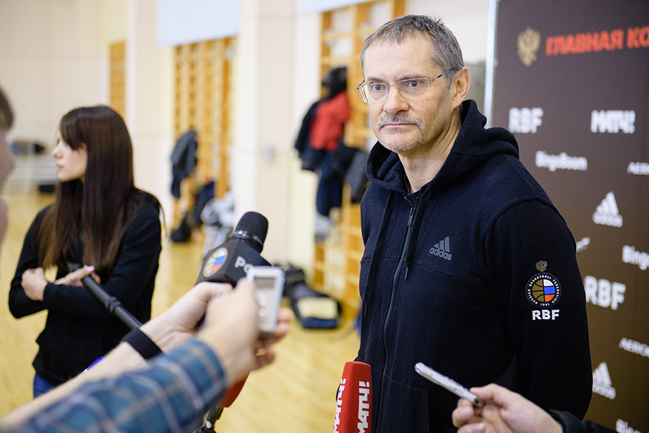 Сергей Базаревич, главный тренер сборной России по баскетболу