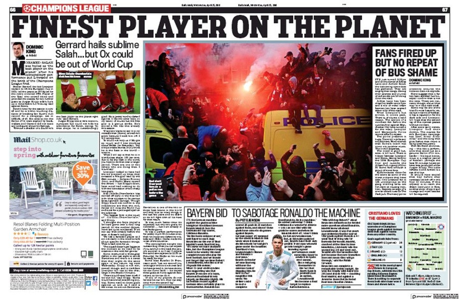 Daily Mail: «Лучший игрок на планете»