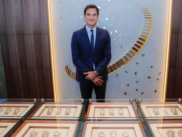 Федерер на открытии бутика Rolex Федерер на открытии бутика Rolex