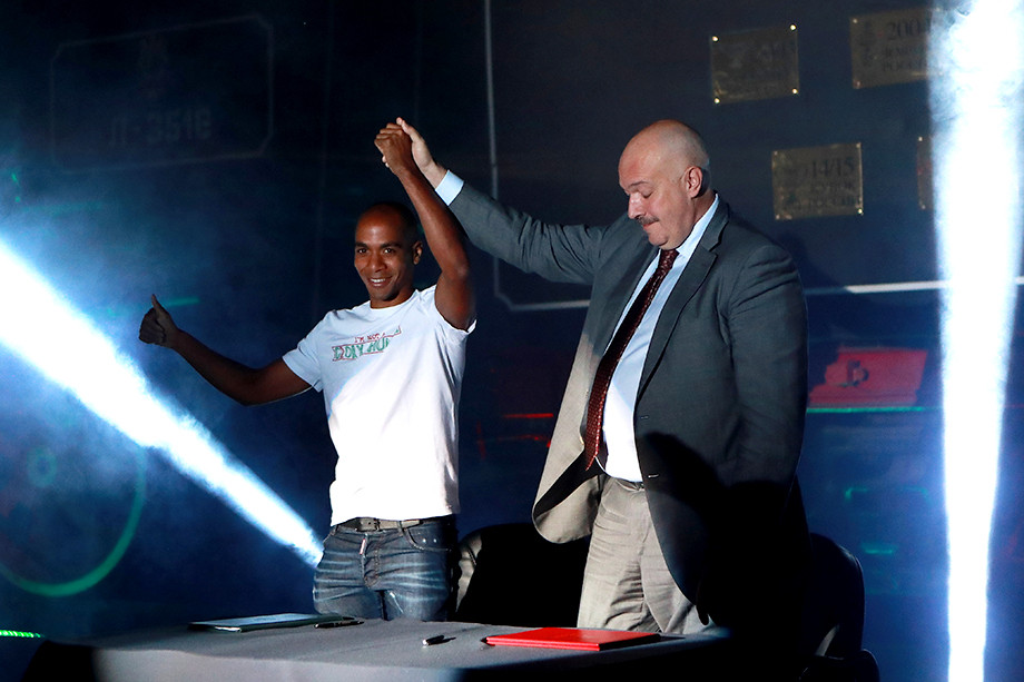 Жоау Мариу и Василий Кикнадзе