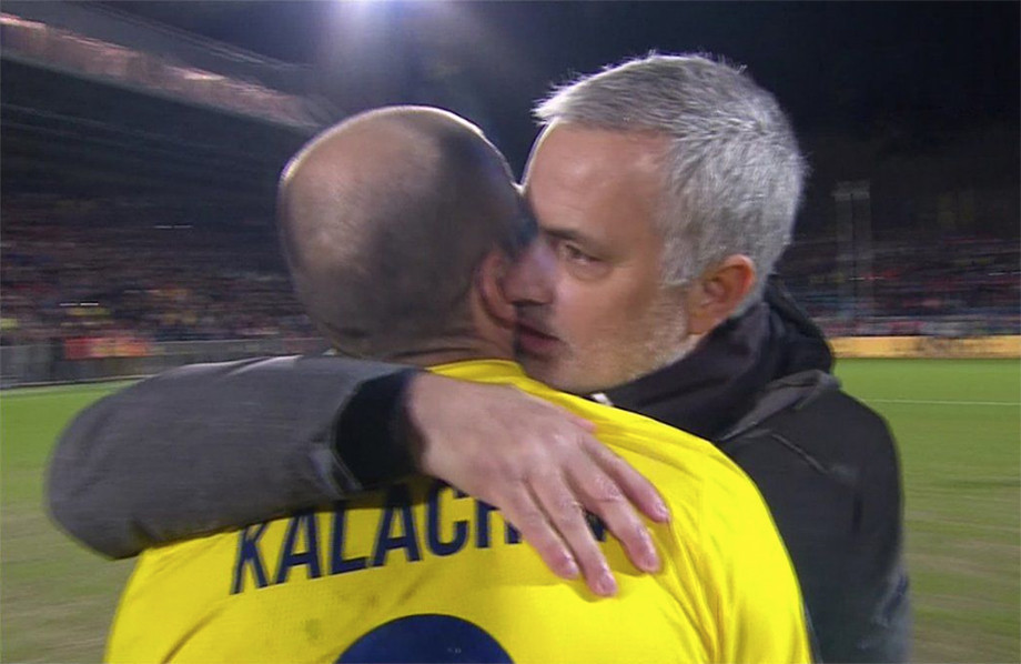 Тимофей Калачёв и Жозе Моуринью