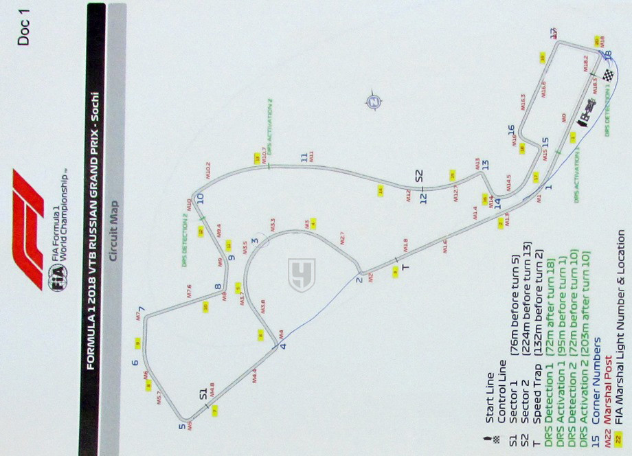 Трасса формула 1 сочи схема