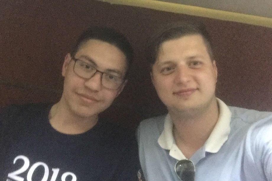 Саидшо Рахматов и Никита Кузин Саидшо Рахматов и Никита Кузин