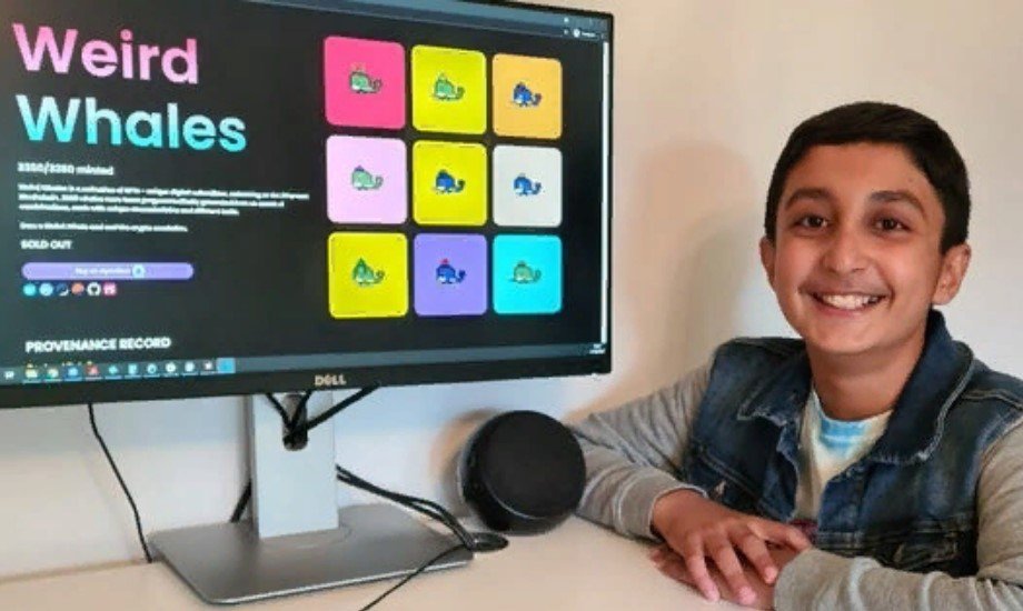 Школьник заработал на nft