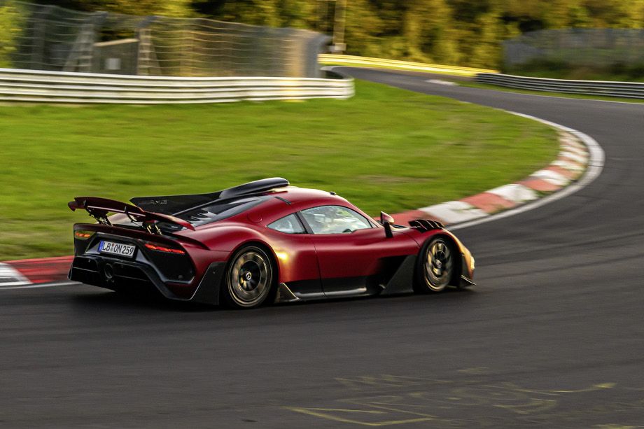 Mercedes-AMG One на «Нюрбургринге» Mercedes-AMG One на «Нюрбургринге»
