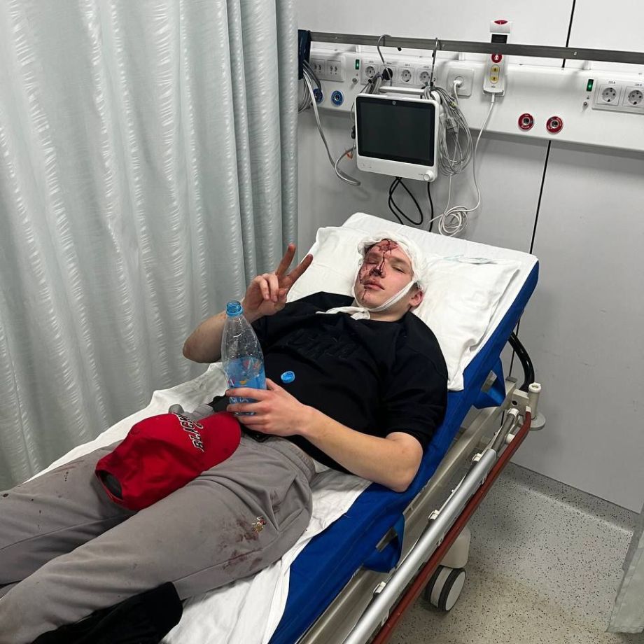 Василий в больнице после инцидента Василий в больнице после инцидента