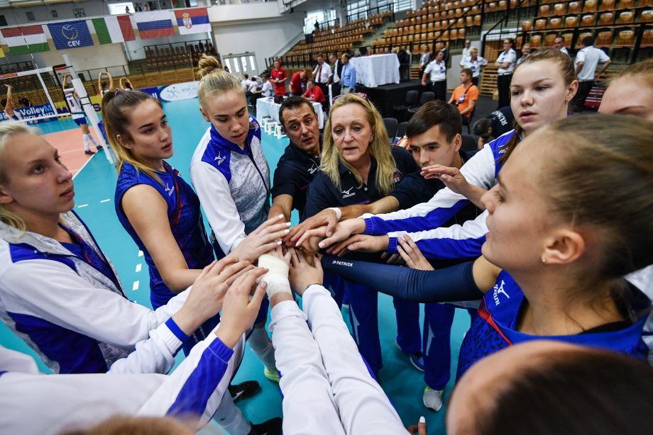 Светлана Сафронова и молодёжная сборная России