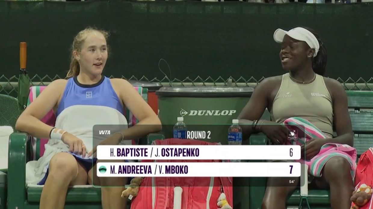 Мирра Андреева и Виктория Мбоко