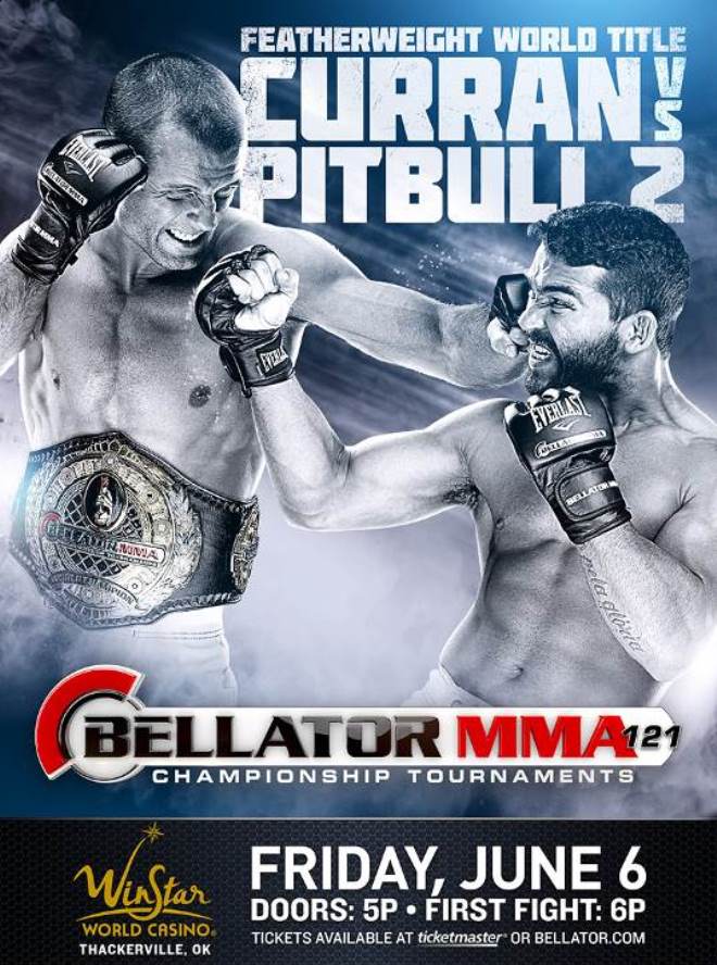 Постер к турниру Bellator 121 Постер к турниру Bellator 121