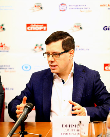 Управляющий директор МХЛ Дмитрий Ефимов Управляющий директор МХЛ Дмитрий Ефимов