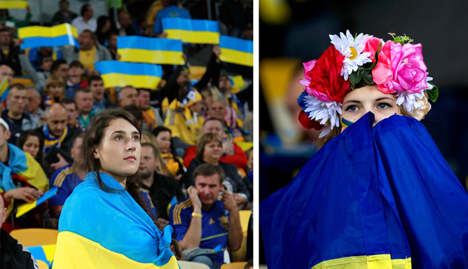 Украинцы неистово поддерживали сборную весь год Украинцы неистово поддерживали сборную весь год