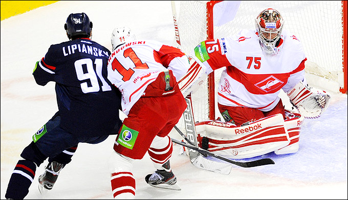 10 сентября 2012 года. Братислава. Регулярный чемпионат КХЛ. "Слован" — "Спартак" — 2:1 (ПБ) 10 сентября 2012 года. Братислава. Регулярный чемпионат КХЛ. "Слован" — "Спартак" — 2:1 (ПБ)
