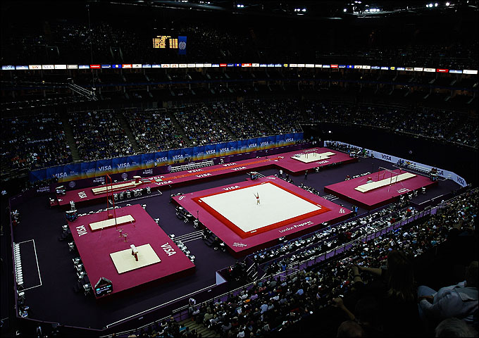 North Greenwich Arena. Вид изнутри North Greenwich Arena. Вид изнутри