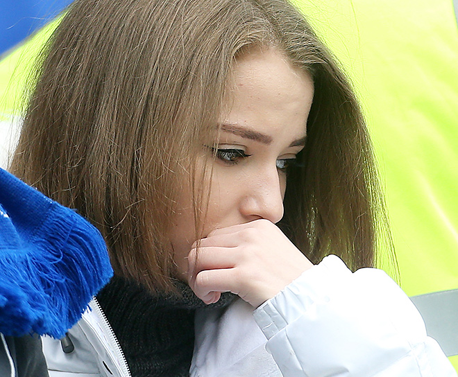 Болельщица «Динамо» Болельщица «Динамо»