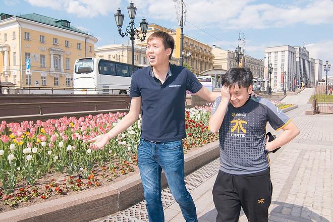 Mushi в Москве во время турнире EPICENTER Mushi в Москве во время турнире EPICENTER