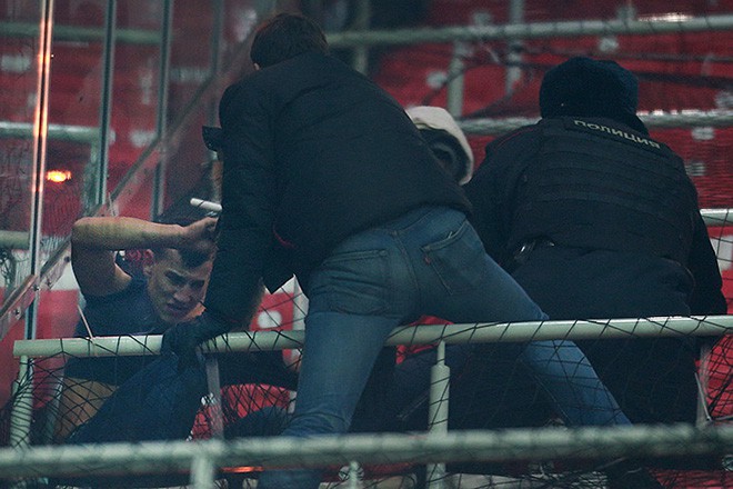 На матче «Спартак» — ЦСКА На матче «Спартак» — ЦСКА