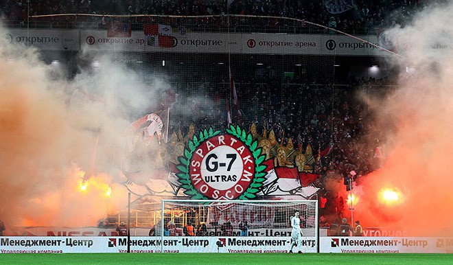 На матче «Спартак» — «Амкар» На матче «Спартак» — «Амкар»