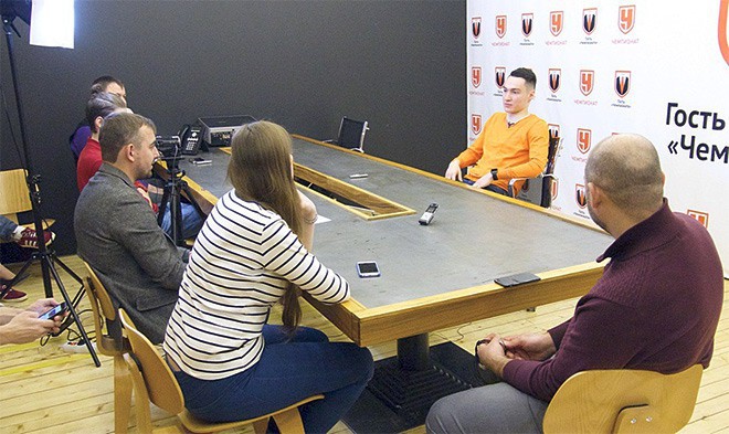 Вячеслав Караваев в гостях у «Чемпионата» Вячеслав Караваев в гостях у «Чемпионата»