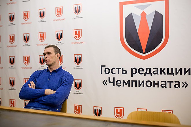 Сергей Быков в гостях у «Чемпионата» Сергей Быков в гостях у «Чемпионата»