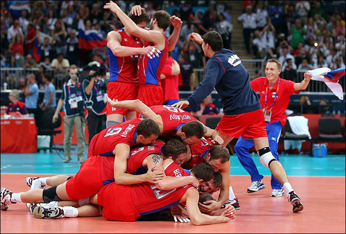 Сборная России — Олимпийский чемпион! Сборная России — Олимпийский чемпион!