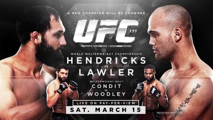 Постер к турниру UFC 171 Постер к турниру UFC 171