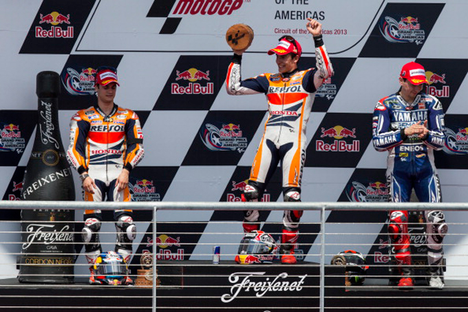 Марк Маркес — победитель Гран-при Америки MotoGP Марк Маркес — победитель Гран-при Америки MotoGP
