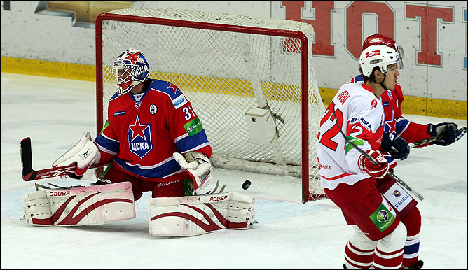 4 ноября 2011 года. Москва. Регулярный чемпионат КХЛ. ЦСКА – "Спартак" — 2:1 4 ноября 2011 года. Москва. Регулярный чемпионат КХЛ. ЦСКА – "Спартак" — 2:1