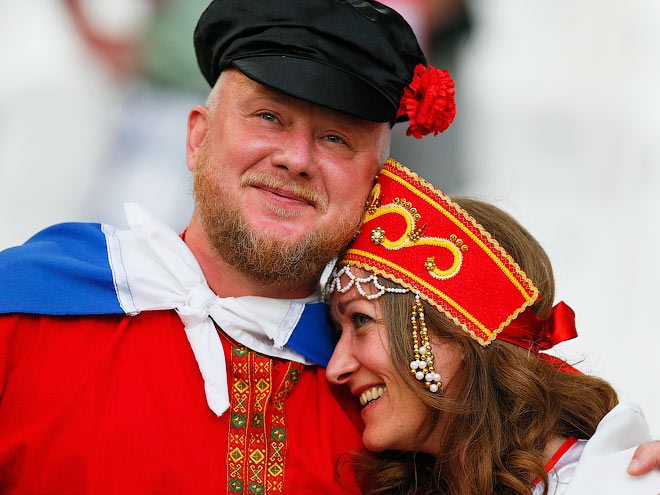 Болельщики сборной России Болельщики сборной России